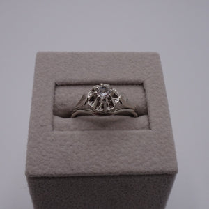 Bague Chou Or Blanc 18K - 2.44g