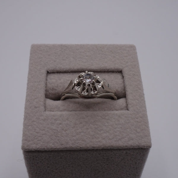 Bague Chou Or Blanc 18K - 2.44g