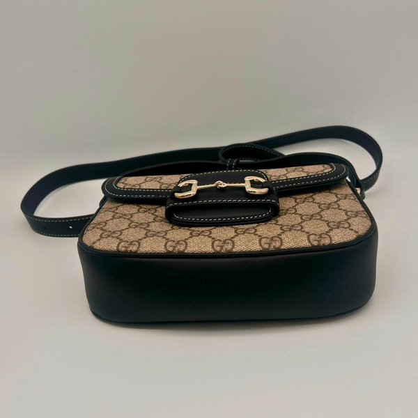 Gucci - Sac Horsebit toile monogrammée beige - Bandoulière