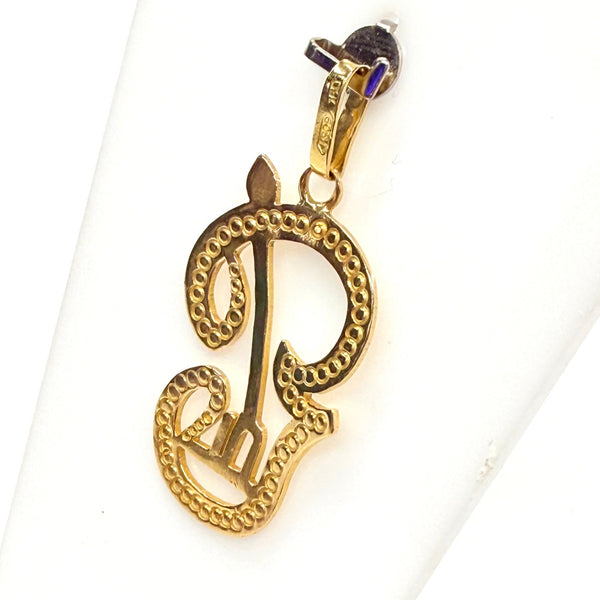 Pendentif OM en or jaune 18k - 3.54 G