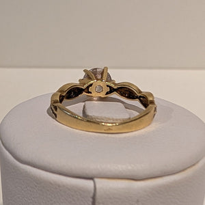 Bague en Or Jaune 18K - Taille 52