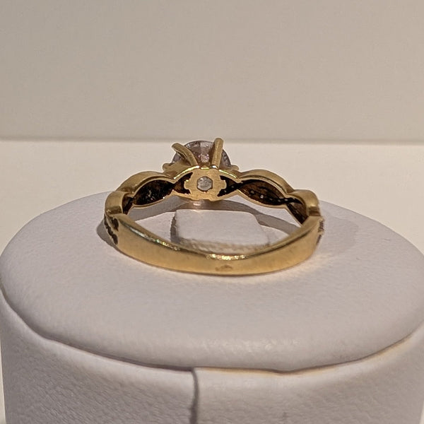 Bague en Or Jaune 18K - Taille 52