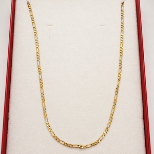 Collier Princesse en Or Jaune Figaro 18k