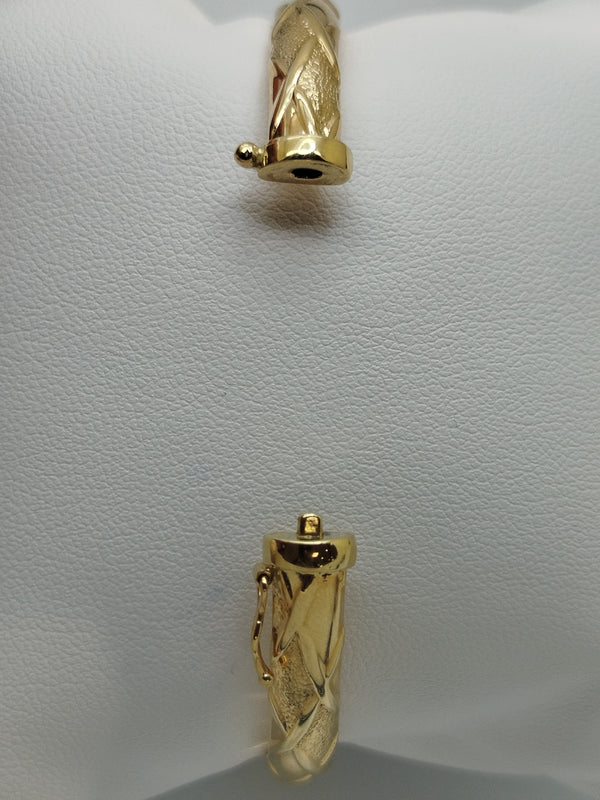 Bracelet Jonc en Or Jaune 18K 8.24 Grs