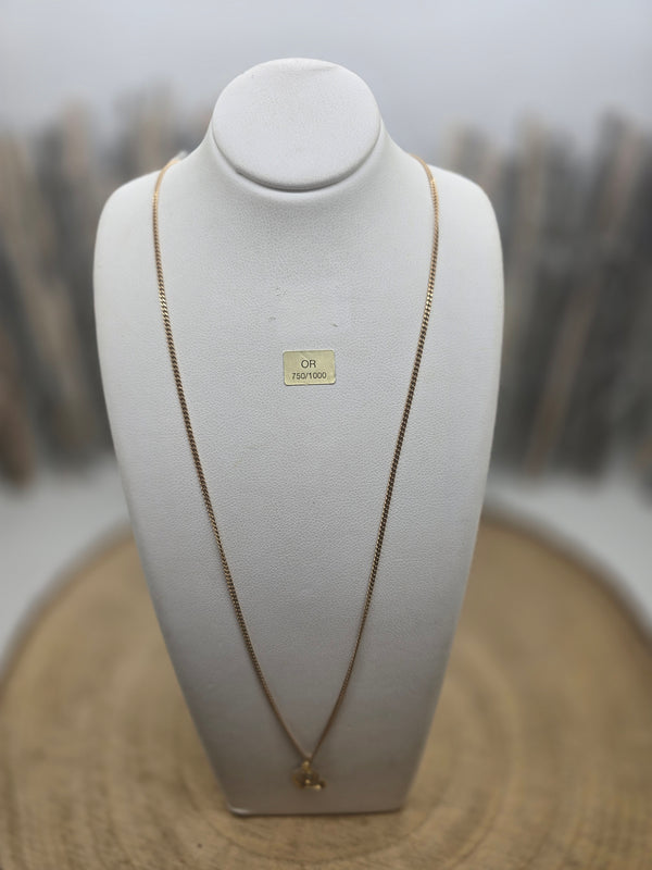 Collier Matinée en Or Jaune 18K 3.92 Grs