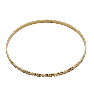 Bracelet jonc en Or Jaune 18K - 9.44gr - 6.5cm