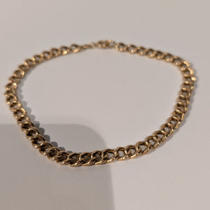 Bracelet Gourmette en Or Jaune 18K