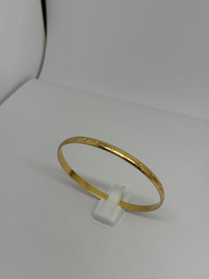 Bracelet Jonc fermé en or jaune 18K - 11.52 G