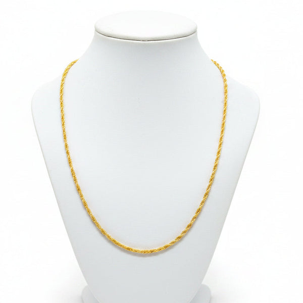 Collier Sautoir en Or Jaune 18K