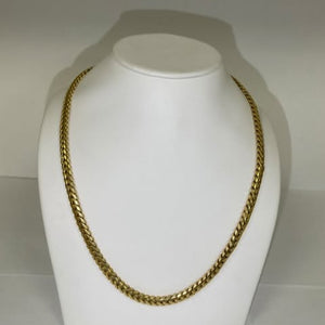 Collier Ras du Cou en Or Jaune 18K 19.30 Grs