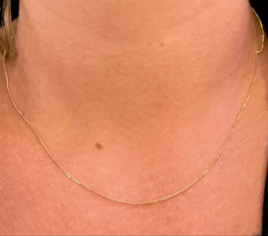 Collier Chaîne en Or Jaune 18K - 1.67g