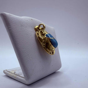 Pendentif Scarabée en Or Jaune 18K 3.72 Grs