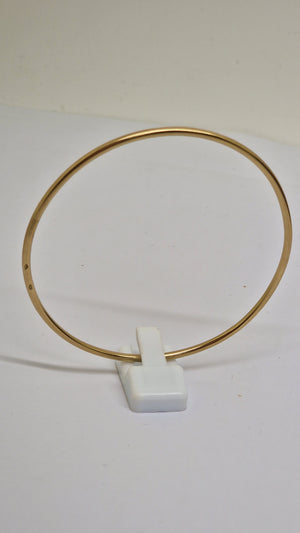 Bracelet Jonc Fermé OR Jaune 18K 10.98 Grs