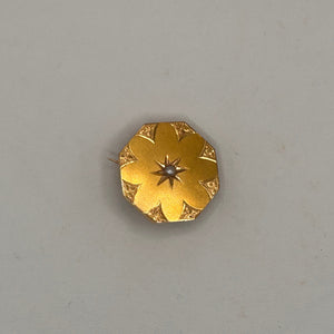 Pendentif Broche Ancienne Or Jaune 18K 2.36 Grs