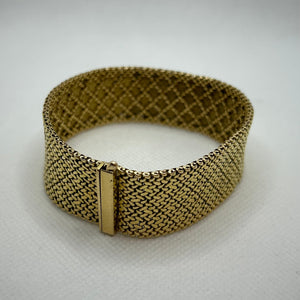 Bracelet Manchette en Or Jaune 18K 52.75 Grs