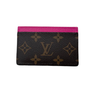 Porte-carte Louis Vuitton Panda Murakami en toile monogram Marron