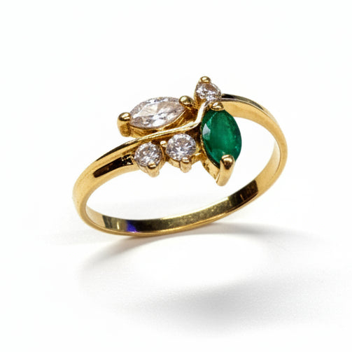 Bague en Or Jaune 18 K - Taille 55 - 1.67 G