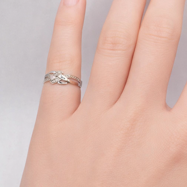 Bague en Or Gris 18k - 1.01 G
