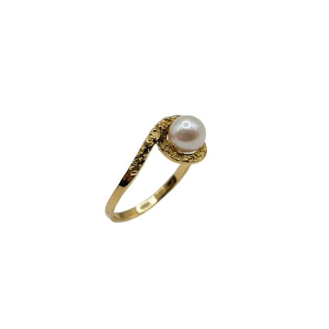 Bague Solitaire en Or Jaune 18k - 1.54 G