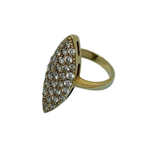 Bague en or jaune 18k - 5.90 G