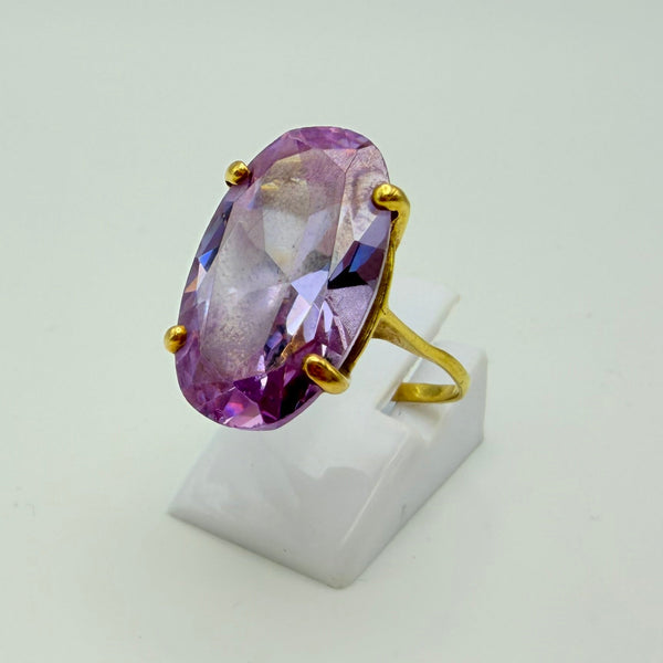 Bague en Or Jaune 18K Taille 54 - 7 G