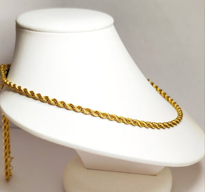 Collier Princesse en Or Jaune 18K 6,39 Grs