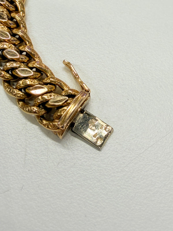 Bracelet en or jaune 18 K - 15.44 G