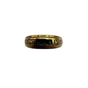 Bague en Or Jaune 18K Taille-57