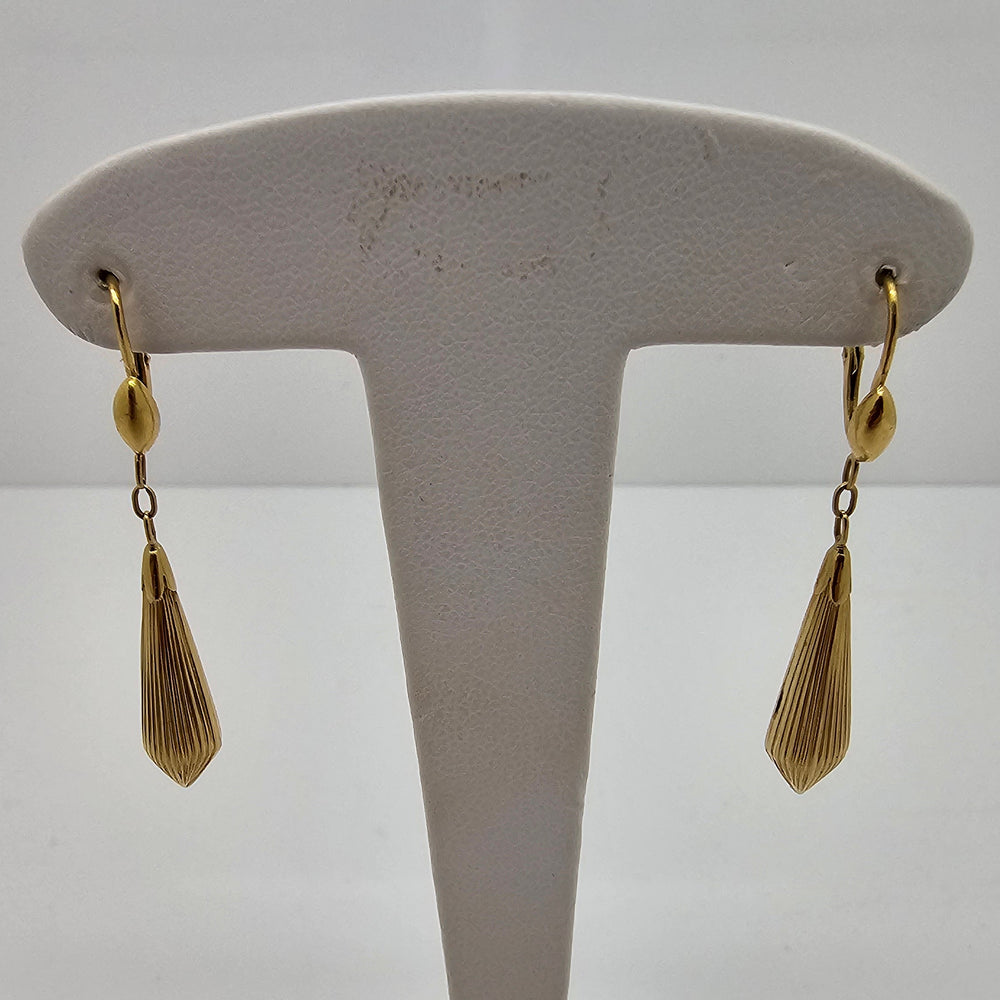 Boucles d'oreilles en Or jaune 18K - 1.67G