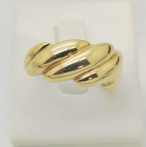 Bague en or jaune 18K  Taille-59