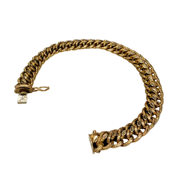 Bracelet en or jaune 18 K - 15.44 G