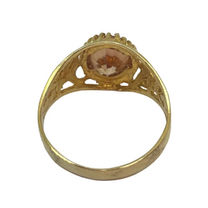 Bague Chevalière Or Jaune avec Oxyde 18K - 4Grs - T58