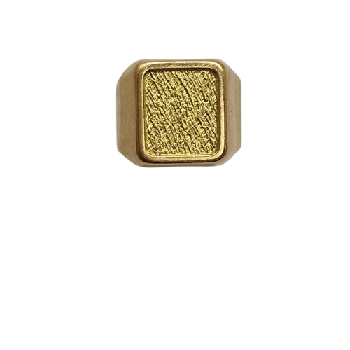 Bague Chevalière OR Jaune 750/1000 - Taille 61