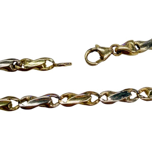 Collier Chaîne Or Jaune et Blanc 18K