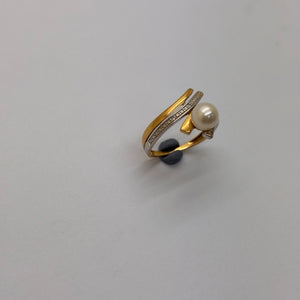 Bague en Or Jaune 18K - Taille 51