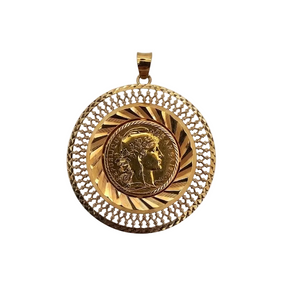 Pendentif en Or Jaune 22K - 13.57G