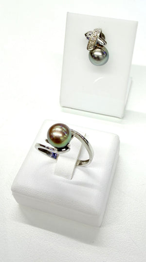 Parure en Or Blanc 18 K - 4.47 G