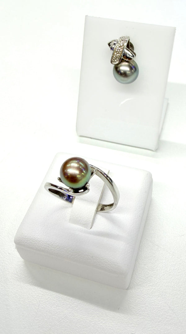 Parure en Or Blanc 18 K - 4.47 G