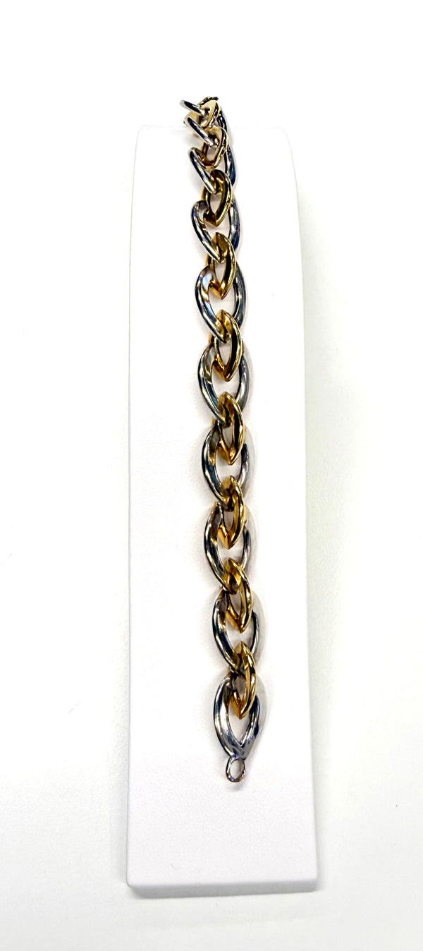 Bracelet Or Jaune et Blanc 18k - 21.27 G