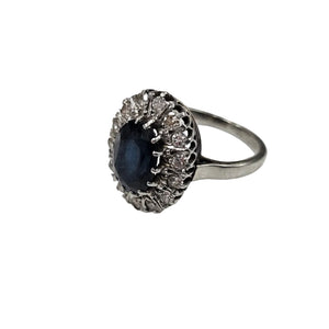 Bague Marguerite en Or Blanc 18k - 4.38 G