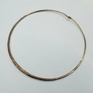 Collier jonc en or jaune 18k 25.83 Grs