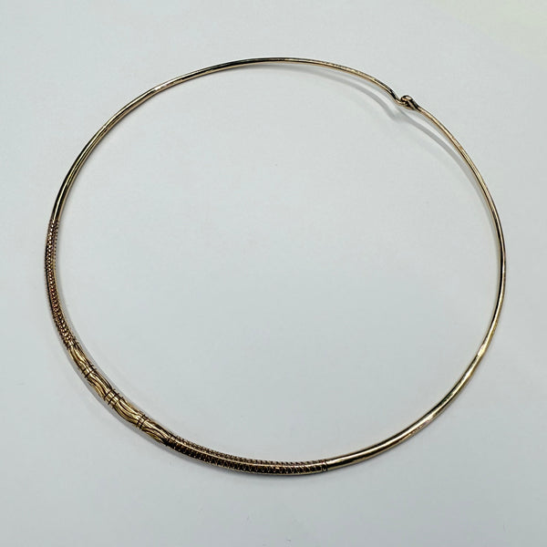 Collier jonc en or jaune 18k 25.83 Grs