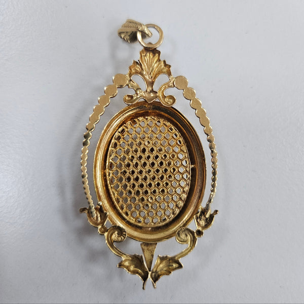 Pendentif Médaille en Or Jaune 18K - 5.49G