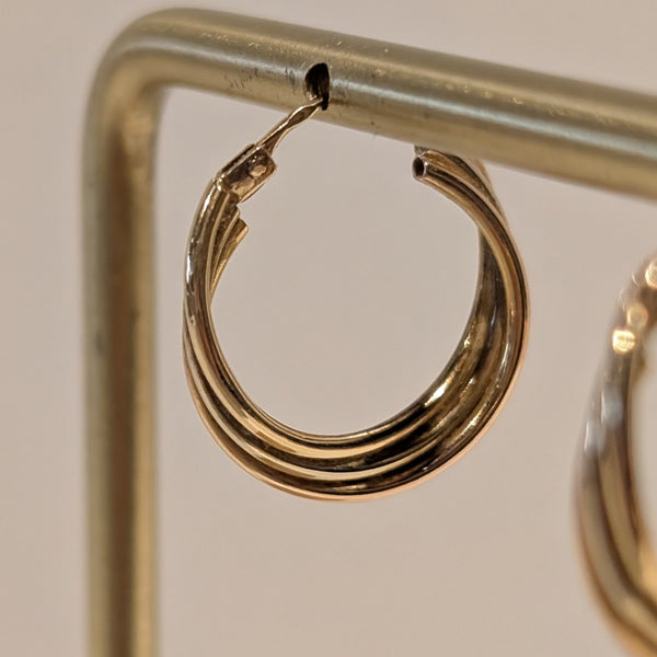 Créoles en Or Jaune 18K 1.16 Grs