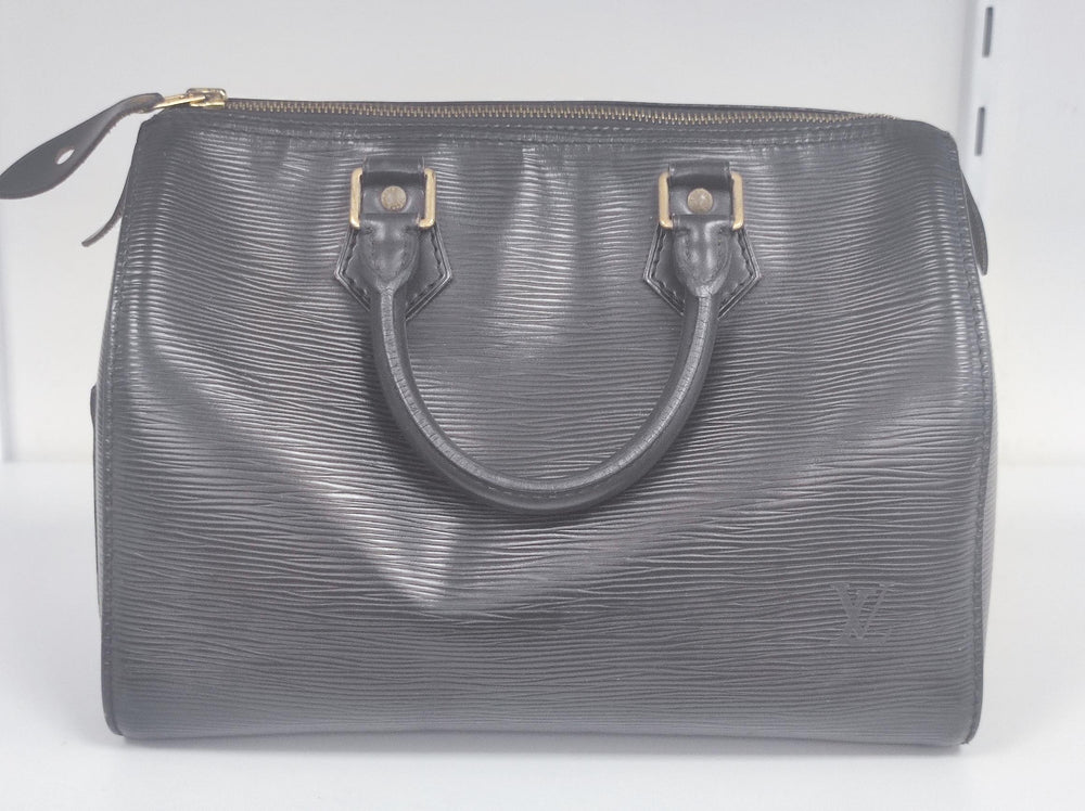Sac Louis Vuitton Speedy 25 Noir en Cuir