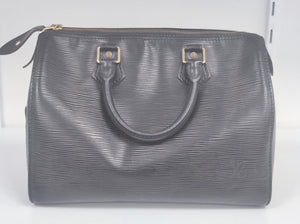 Sac Louis Vuitton Speedy 25 Noir en Cuir