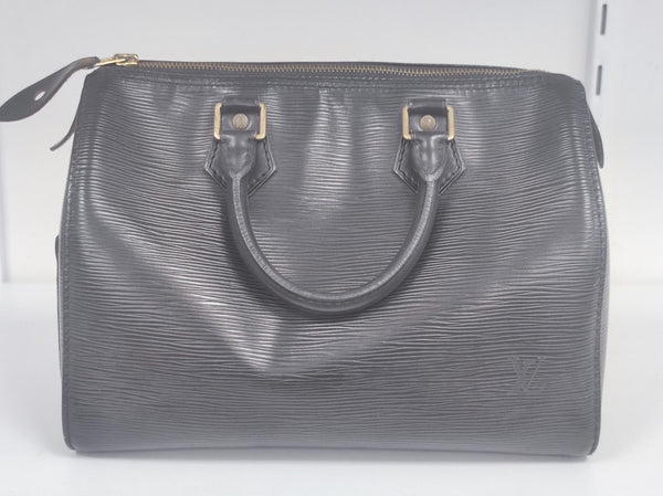 Sac Louis Vuitton Speedy 25 Noir en Cuir