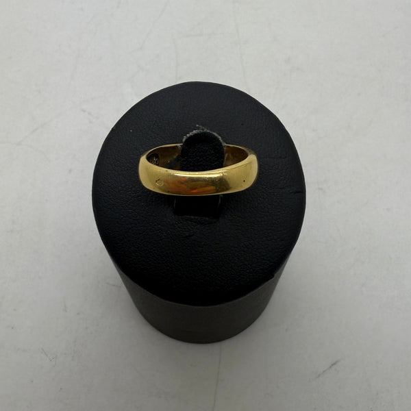 Bague en or jaune 18K avec citrine - T 52