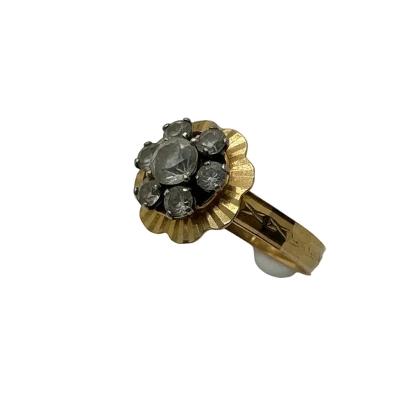 Bague en Or Jaune 18K - Taille 54 - 2.81 Grs