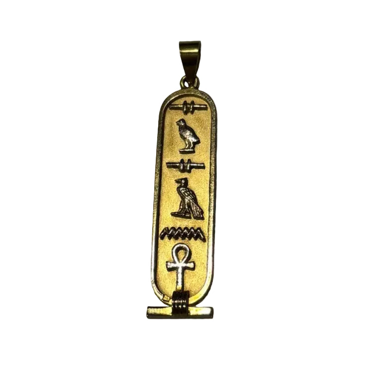 Pendentif Egyptien Or Jaune Symboles 18k